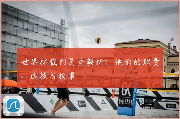 世界杯裁判员全解析:他们的职责、选拔与故事